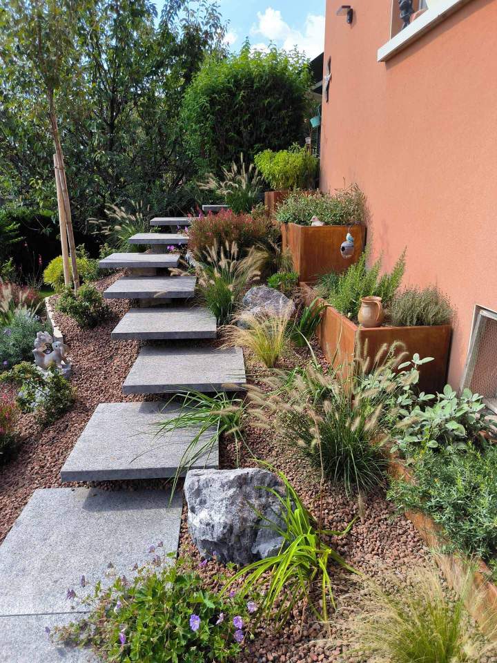 Jardin soigné Berrwiller